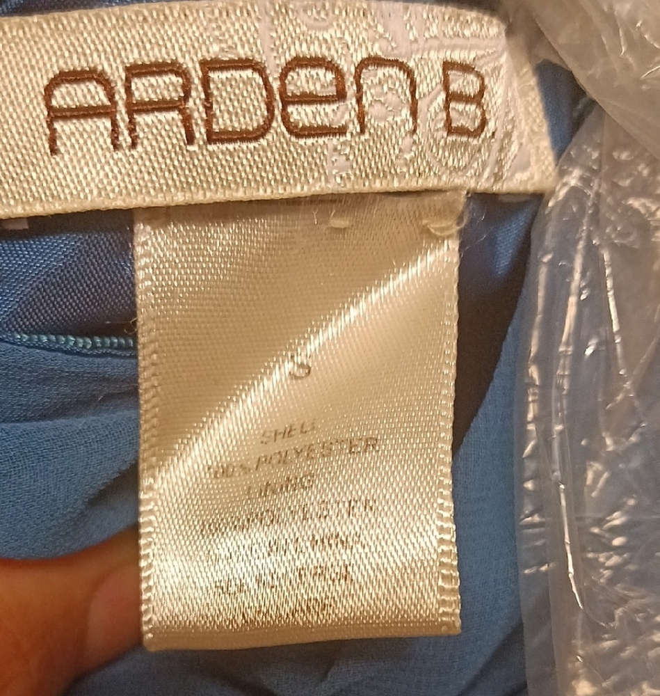 Arden B Teal Strapless Dress - Picture 8 of 8